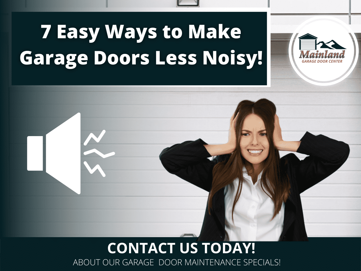 7 Easy Ways to Make Garage Doors Less Noisy