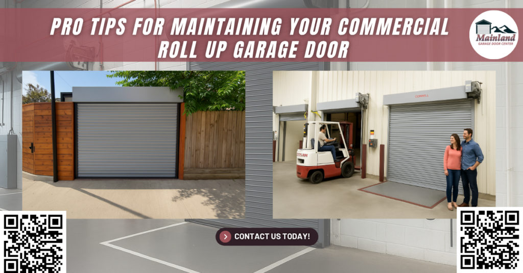Pro Tips for Maintaining Your Commercial Roll-Up Garage Door