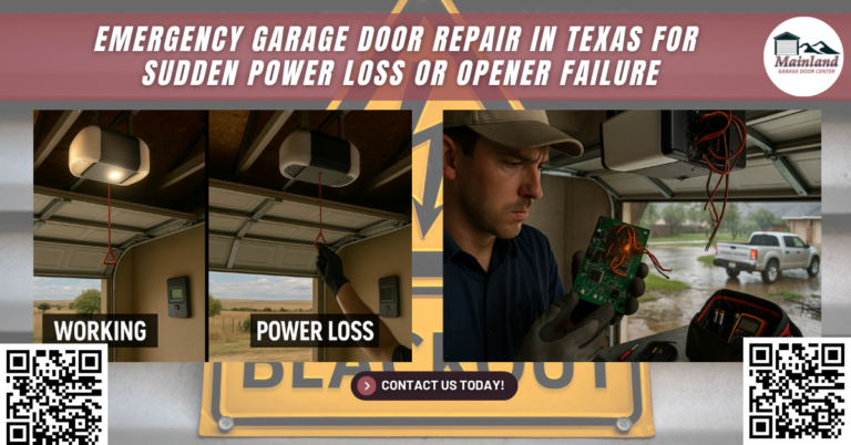 Emergency Garage Door Repair in Texas: When You Hear Grinding or Squealing - Mainland Garage Door Center