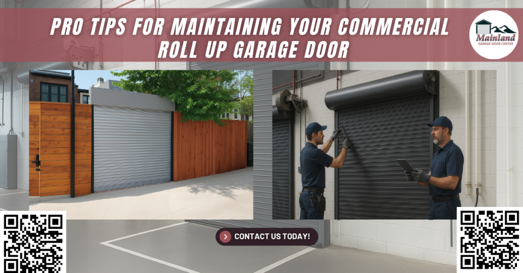 Pro Tips for Maintaining Your Commercial Roll-Up Garage Door - Mainland Garage Door Center