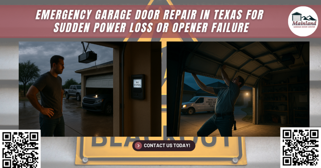 Emergency Garage Door Repair in Texas: When You Hear Grinding or Squealing
