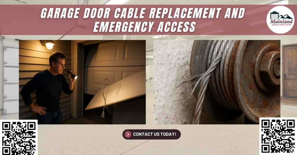 Garage Door Cable Replacement in High-Usage Environments - Mainland Garage Door Center