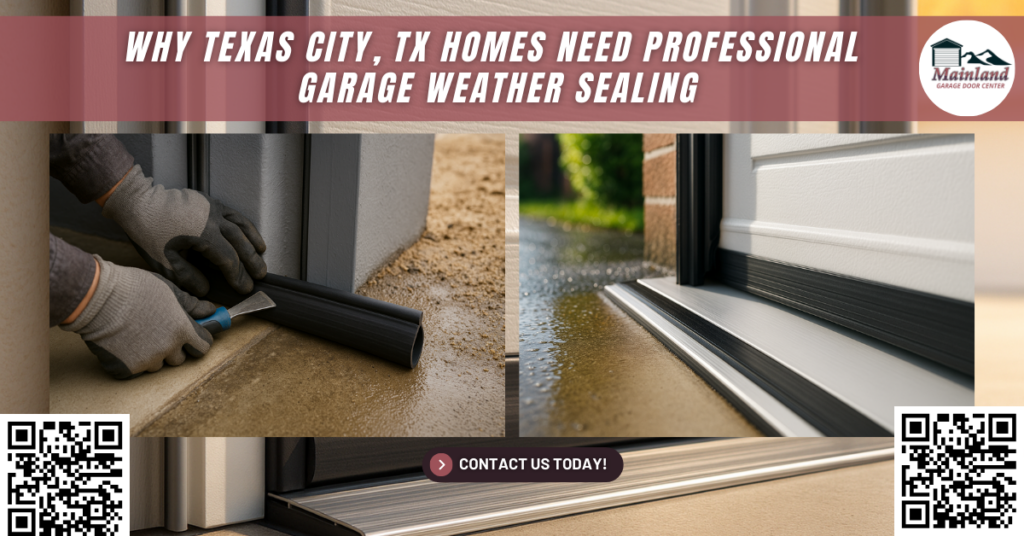 Why Texas City, TX Homes Need Professional Garage Weather Sealing - Mainland Garage Door Center