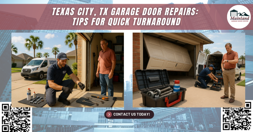 Texas City, TX Garage Door Repairs: Tips for Quick Turnaround