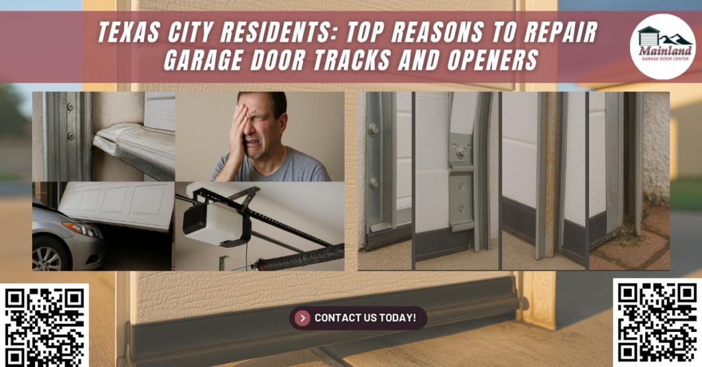 Texas City Residents: Top Reasons to Repair Garage Door Tracks and Openers