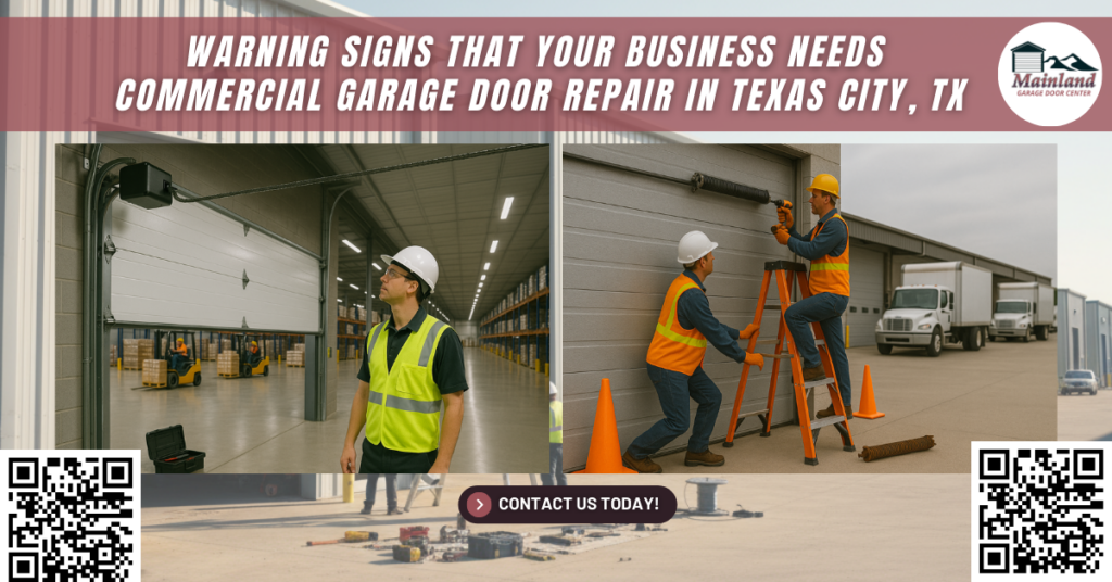 Warning Signs That Your Business Needs Commercial Garage Door Repair in Texas City, TX