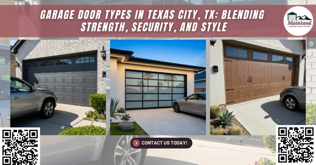 Garage Door Types in Texas City, TX: Blending Strength, Security, and Style - Mainland Garage Door Center